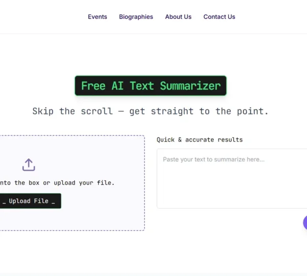 AI Text Summarizer