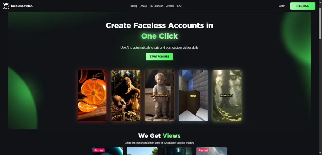 Faceless Video