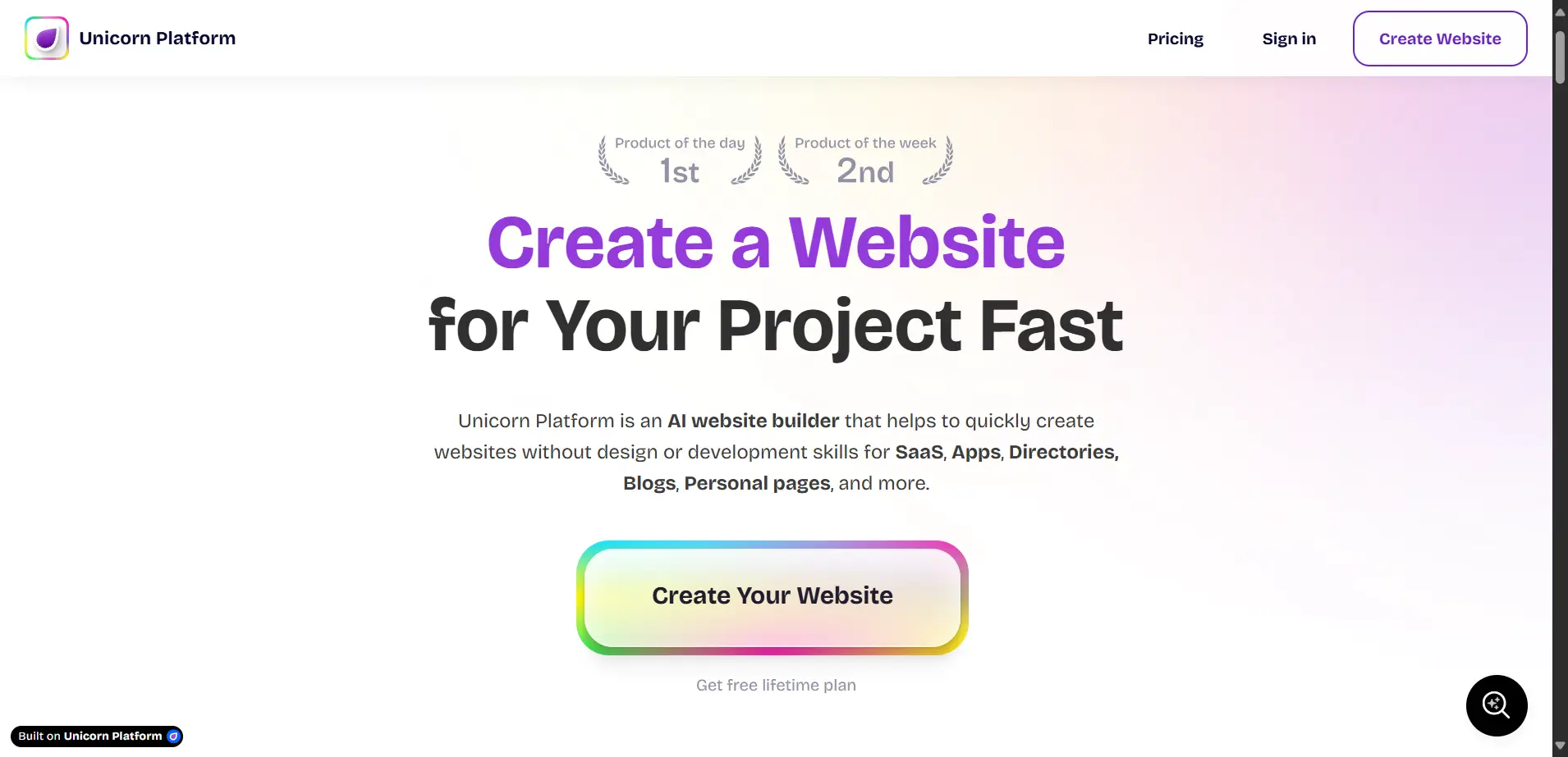 Unicorn Platform