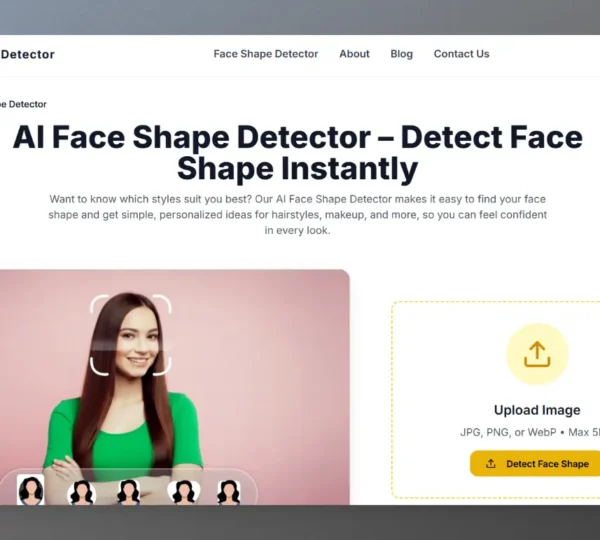 AI Face Shape Detector